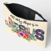 私の望みはイエスのフローラ アクセサリーポーチ (見開き)