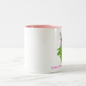 私の朝のティーを持つために得られるピンクのゴルフバッグ- ツートーンマグカップ (中央)