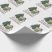 私の木が完璧になるまで抹茶を飲む可能性が最も高い ラッピングペーパー (角)