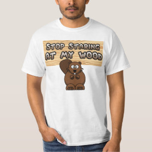 私の木を凝視することを止めて下さい Tシャツ