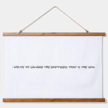 私の木書の上の壁のタペストリー