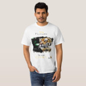 私の未来あなたの上等のマライ区のトラ Tシャツ (正面フル)