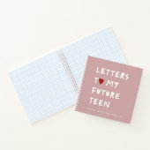 私の未来のティーンへの手紙 - あなただけの特別な記念品 ノートブック (内部)