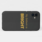 「私の未来は明るい」感動的引用文iPhone Case-Mate iPhoneケース (裏面(横))