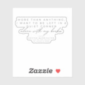 私の本と単独で、ステッカー シール (シート)