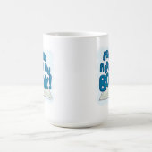 私の本について私に尋ねて下さい! おもしろいのスタイル コーヒーマグカップ (中央)