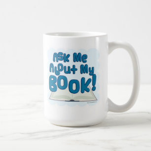 私の本について私に尋ねて下さい! おもしろいのスタイル コーヒーマグカップ