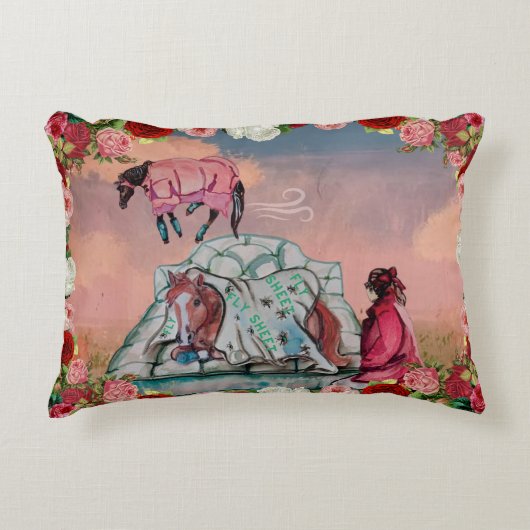 私の本の物語の枕 アクセントクッション (正面)