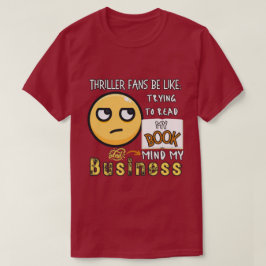 私の本のTeeを読試みているスリラーユニセックスファン Tシャツ