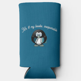 私の本は切っても切れない スリム缶クーラー