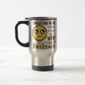 私の本を試しているスリラーファン11 -15oz Mug トラベルマグ (左)