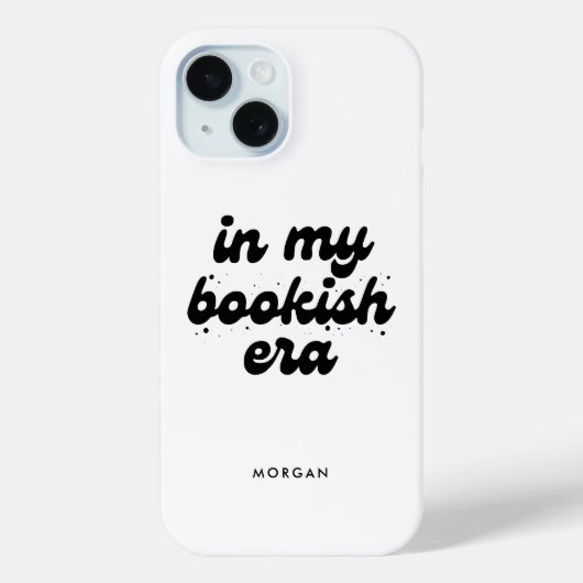 私の本ミニマルの時代の白黒 Case-Mate iPhoneケース (裏面)