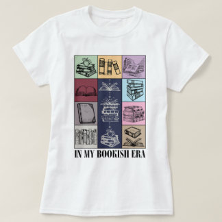 私の本主義時代にかわいい本読み Tシャツ