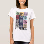 私の本主義時代にかわいい本読み Tシャツ (正面)