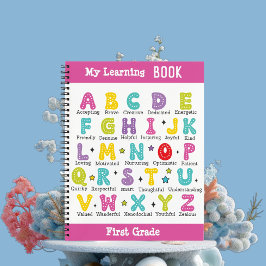 私の本学名前をカスタムするカラフル ノートブック