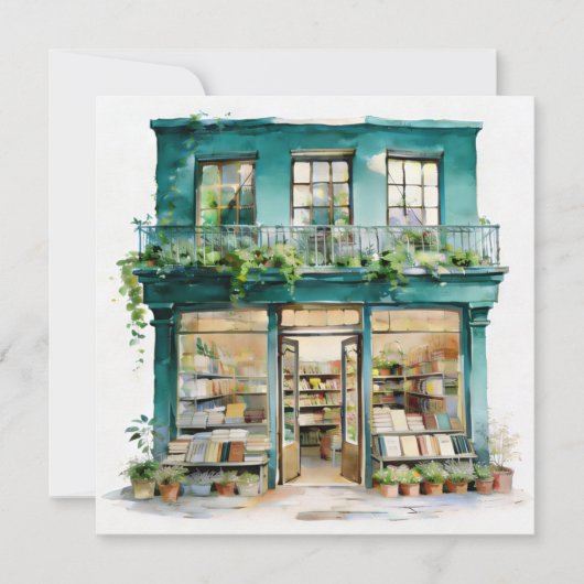 私の本屋 ノートカード (正面)