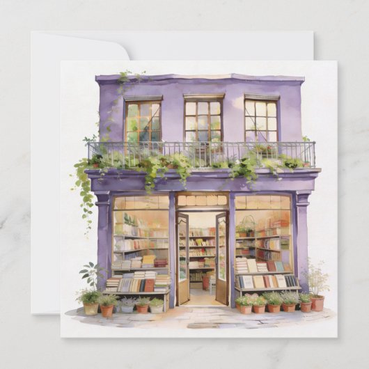 私の本屋 ノートカード (正面)