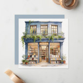 私の本屋 ノートカード (正面/裏面インサイチュ)