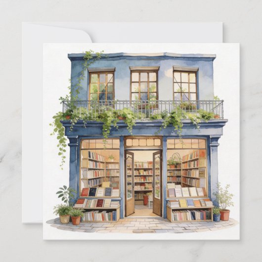 私の本屋 ノートカード (正面)