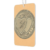 私の本当の愛があなたが私の幸せ カーエアーフレッシュナー (左)