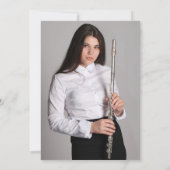 私の杖が私を選んだ フルート リサイタル写真 招待状 (裏面)