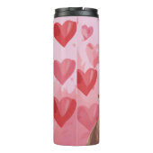 私の杖のコルソ犬は私のバレンタパーソナライズされたイン タンブラー (裏面)