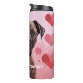 私の杖のコルソ犬は私のバレンタパーソナライズされたイン タンブラー (回転右)