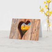 私の来ハート記念カードに入る カード (黄色い花)