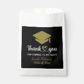 私の来パーティー卒業キャップありがとう フェイバーバッグ (正面)