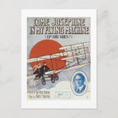 私の来マシ飛んでいるンのヴィンテージSongbo ポストカード (正面)