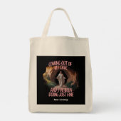 私の来洞窟から出て、私はちょうど行っている トートバッグ (裏面)