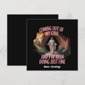 私の来洞窟から出て、私はちょうど行っている 招待状 (正面/裏面)