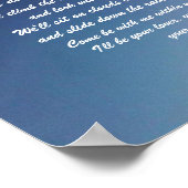 私の来詩と一緒に飛びなさい ポスター (角)