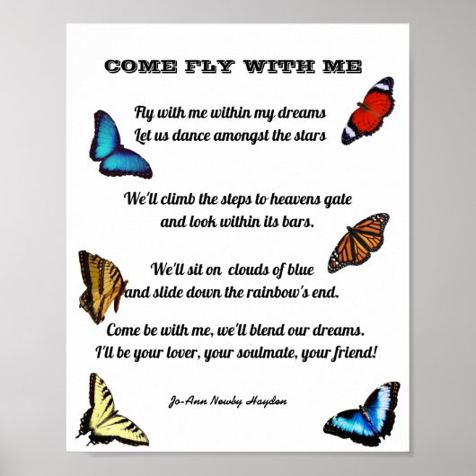 私の来詩と一緒に飛ぶ ポスター (正面)