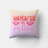 私の来prettiesパステルレインボーハロウィーン クッション (裏面)