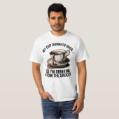 私の杯は溢れる Tシャツ (正面フル)