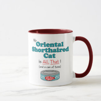 私の東洋のShorthaired猫はすべてそれです! マグカップ