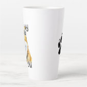 私の柴犬 |犬のオーナー カフェラテマグ (正面)