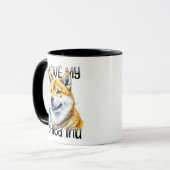 私の柴犬 |犬のオーナー マグカップ (正面左)