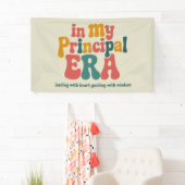 私の校長時代の主な贈り物 学校に戻る 横断幕 (インサイチュ)