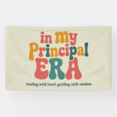 私の校長時代の主な贈り物 学校に戻る 横断幕 (横)