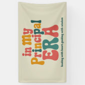 私の校長時代の主な贈り物 学校に戻る 横断幕 (縦)