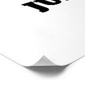 私の根性を見せているだけ(消化器系ユーモア) ポスター (角)