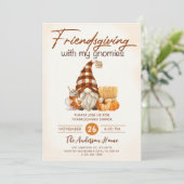 私の格言カボチャ感謝祭との友情 招待状 (スタンド正面)