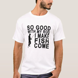 私の棒とそうよい私は魚COME.pngを作ります Tシャツ