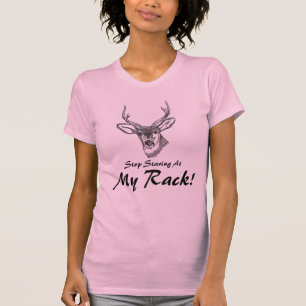 私の棚を凝視することを止めて下さい! Tシャツ