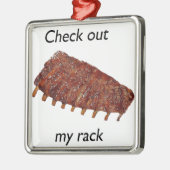 私の棚を点検して下さい メタルオーナメント (左)