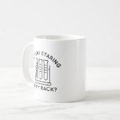 私の棚を見てるのか? コーヒーマグカップ (正面左)