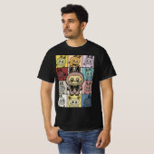 私の森のモンスター時代 ラブブ マカロン モンスター Tシャツ (正面フル)