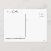 私の森の首から君のはがきに シーズンポストカード (裏面)